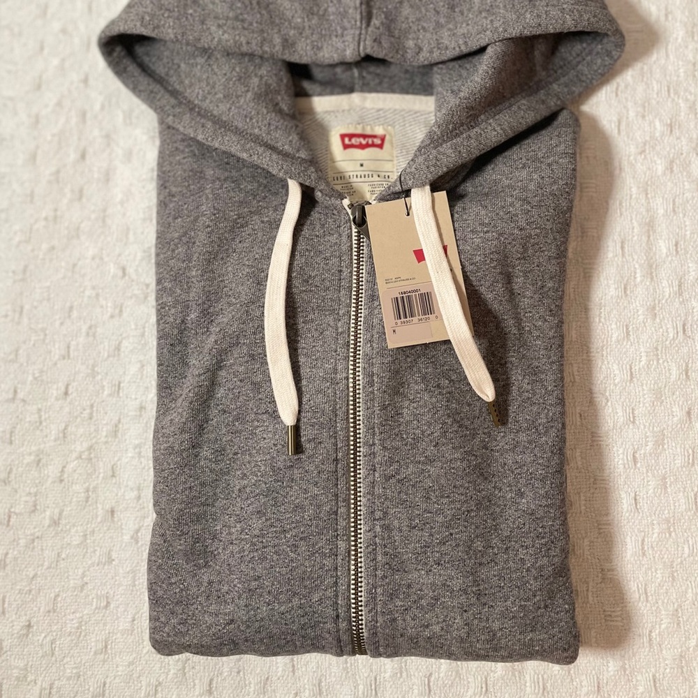 New gray Levi’s Men’s Hoodie